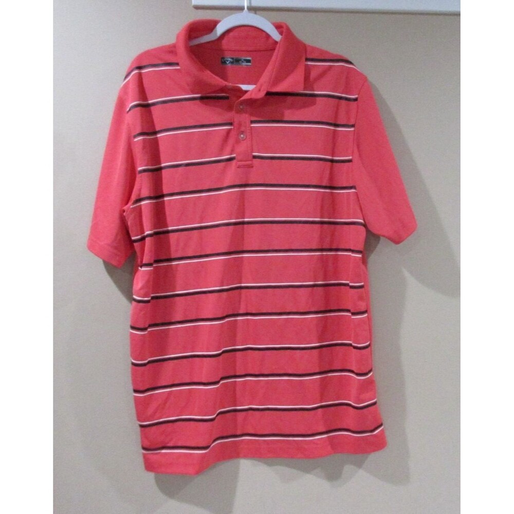 Callaway Golf Polo Mens Extra Large Collared Short Sleeve Shirt Button Coral